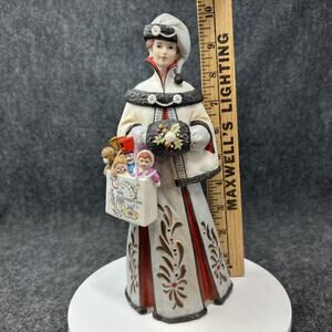 1990s Avon Mrs Albee Presidents Club Award Figurine Porcelain Collectible 10"